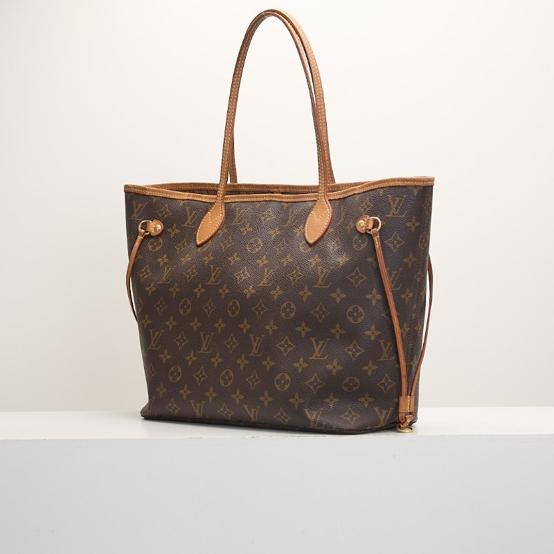 二手Lv neverfull mm老花托特包-2