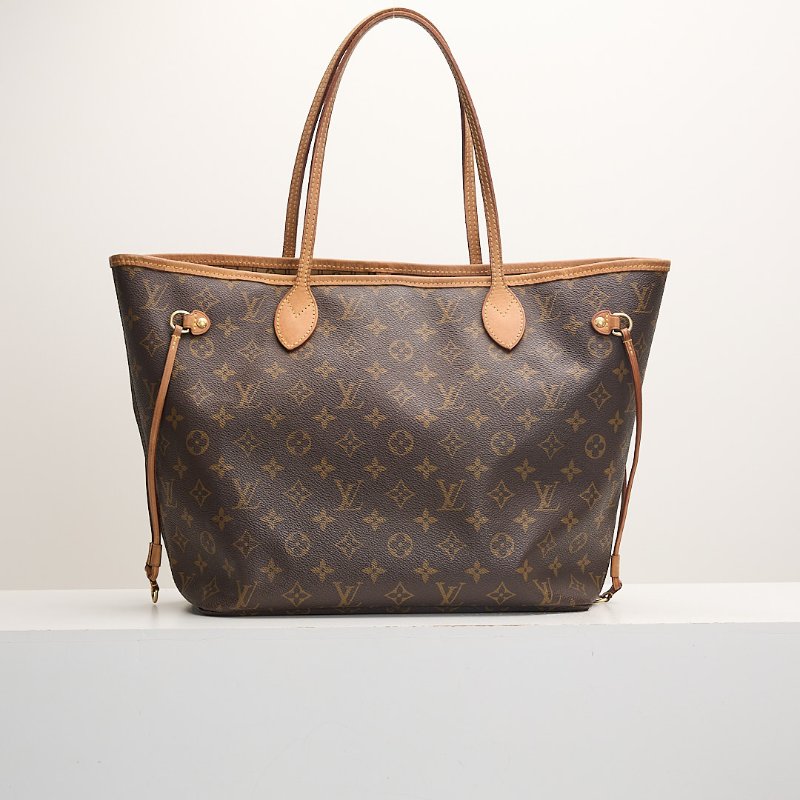 二手Lv neverfull mm老花托特包-3