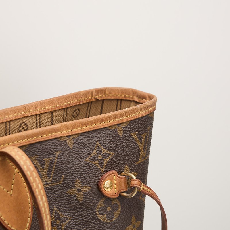 二手Lv neverfull mm老花托特包-5