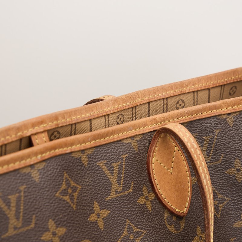 二手Lv neverfull mm老花托特包-6