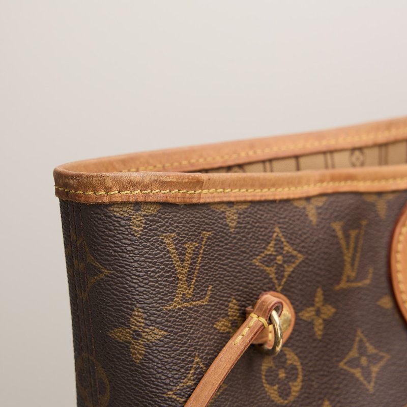 二手Lv neverfull mm老花托特包-7