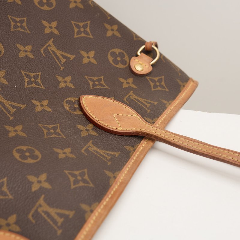 二手Lv neverfull mm老花托特包-8