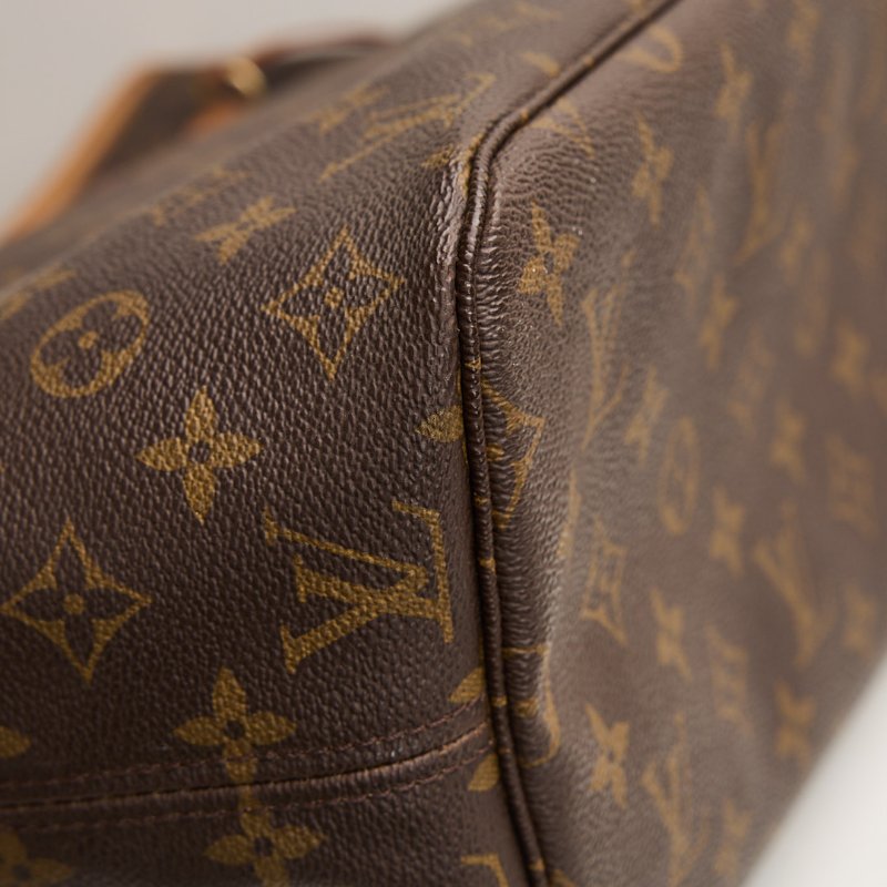 二手Lv neverfull mm老花托特包-14