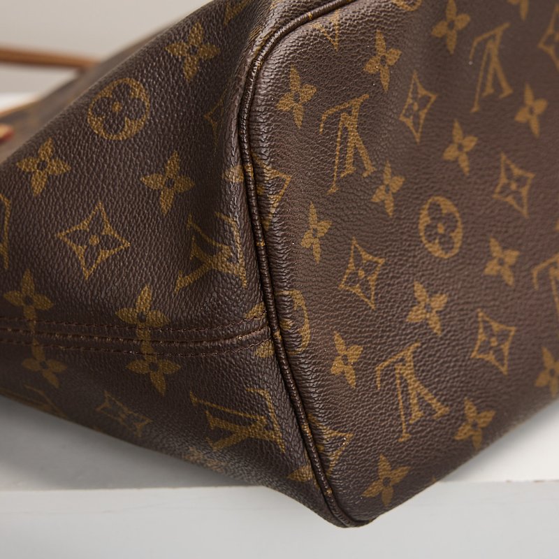 二手Lv neverfull mm老花托特包-19
