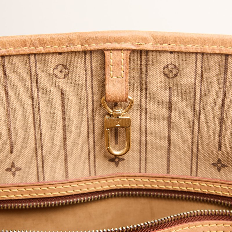 二手Lv neverfull mm老花托特包-23