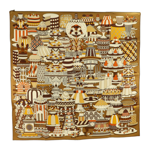 HERMES 絲質Scarf 90x90cm絲巾