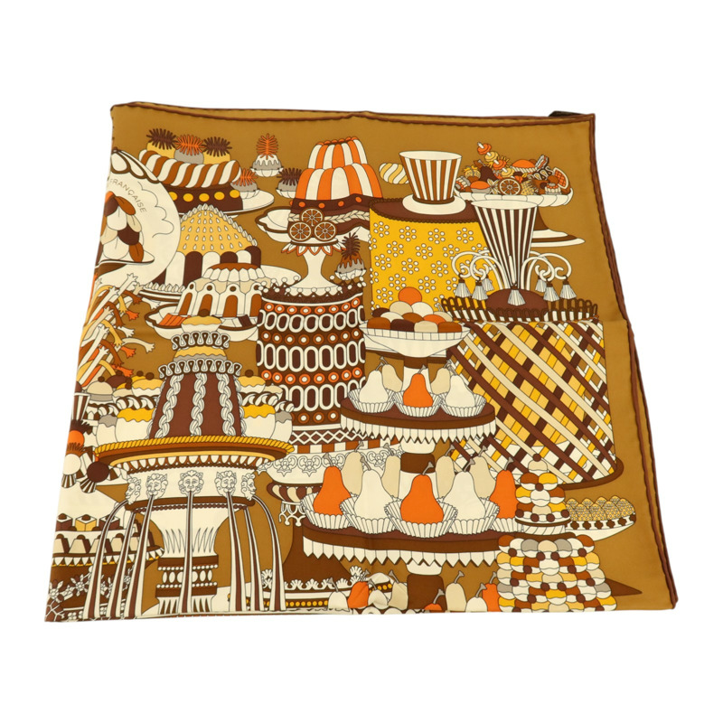 HERMES 絲質Scarf 90x90cm絲巾-2