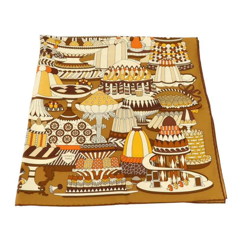 HERMES 絲質Scarf 90x90cm絲巾-3