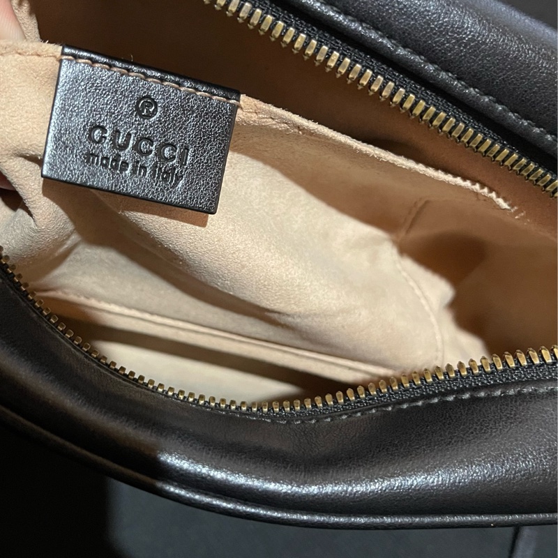 Gucci MARMONT馬夢系列金釦黑相機包-44
