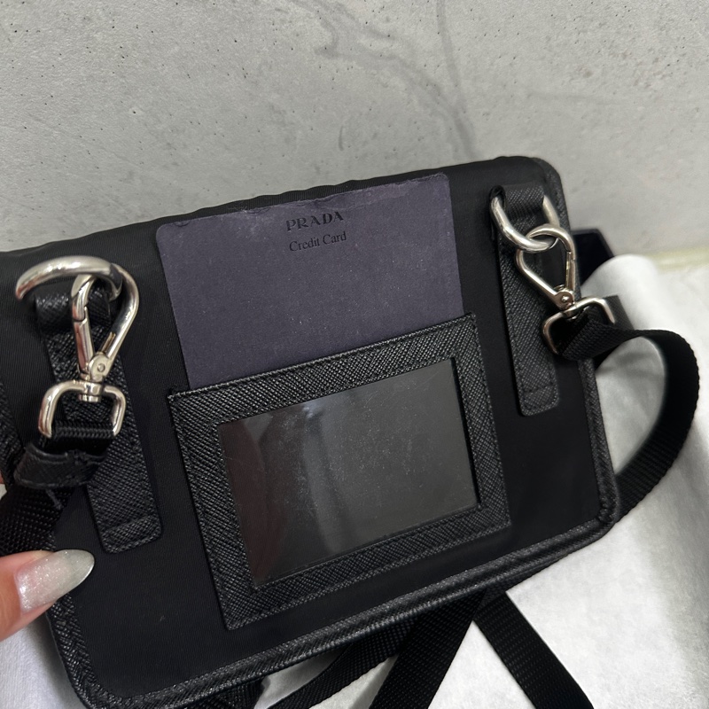 prada 尼龍側背小包 9成新-8