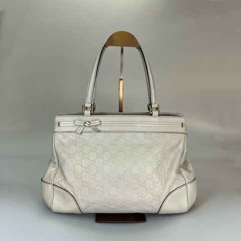 GUCCI 257063 灰色牛皮壓紋肩背包