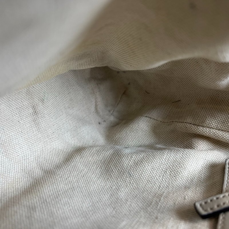 GUCCI 257063 灰色牛皮壓紋肩背包-7