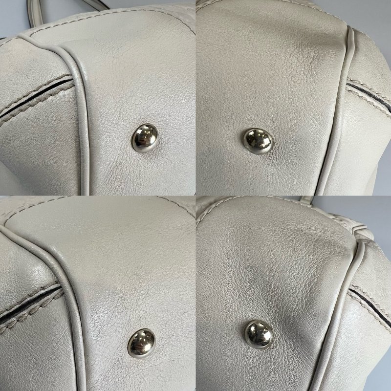 GUCCI 257063 灰色牛皮壓紋肩背包-13