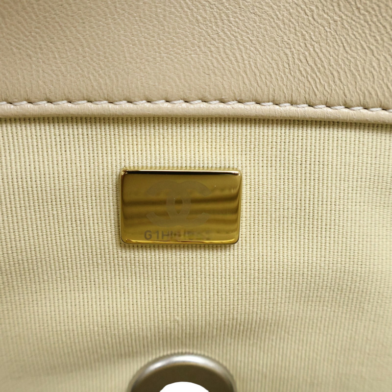 駝色 羊皮 19 Flap Bag 兩用包 金扣【CHANEL 香奈兒】 AS1161-5