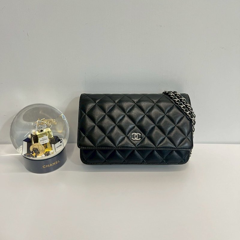 Chanel  WOC 黑銀-0