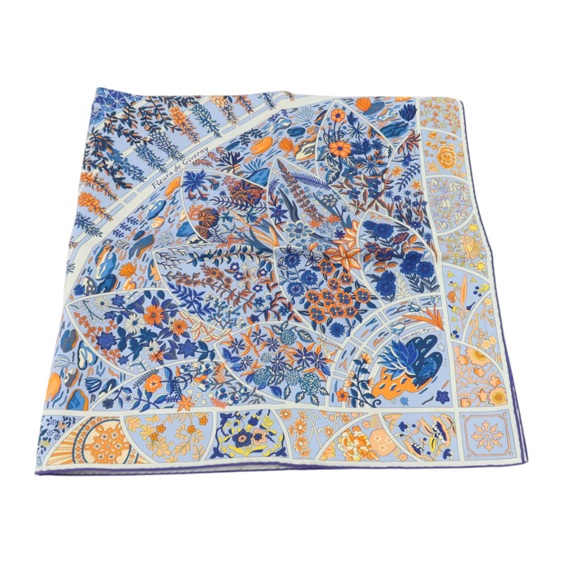HERMES 絲質Scarf 90x90cm絲巾-3