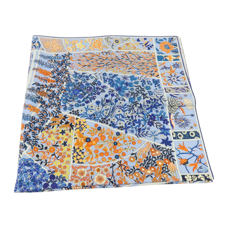 HERMES 絲質Scarf 90x90cm絲巾-4
