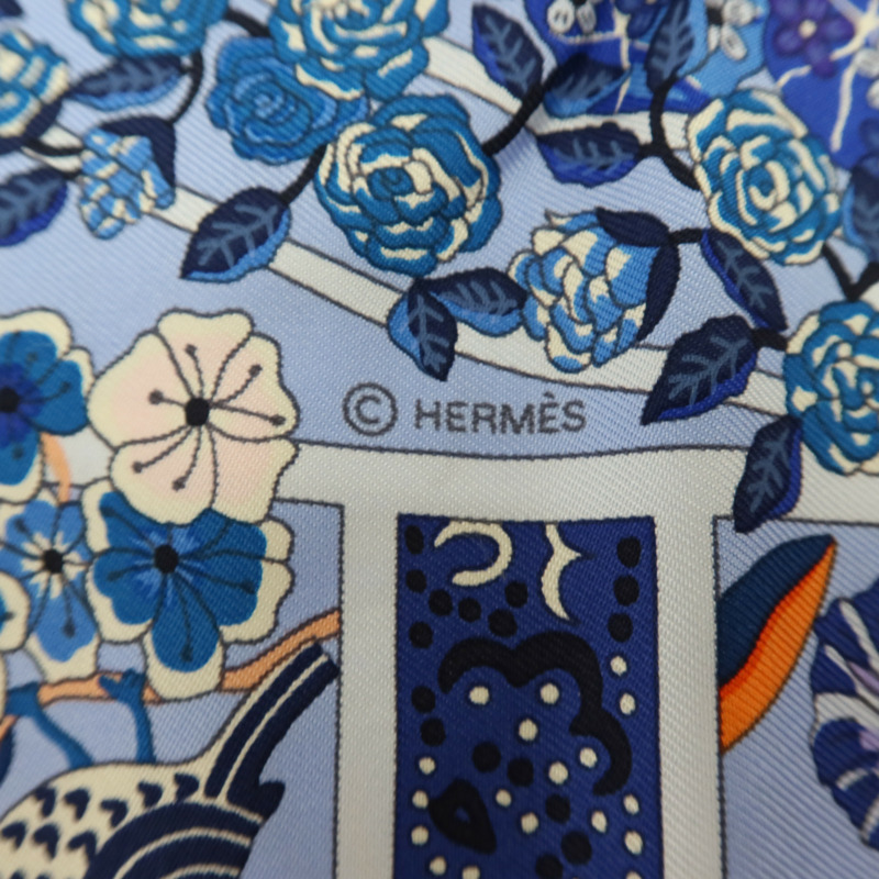 HERMES 絲質Scarf 90x90cm絲巾-6