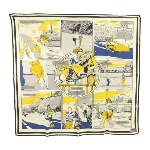 HERMES 絲質Scarf 90x90cm絲巾