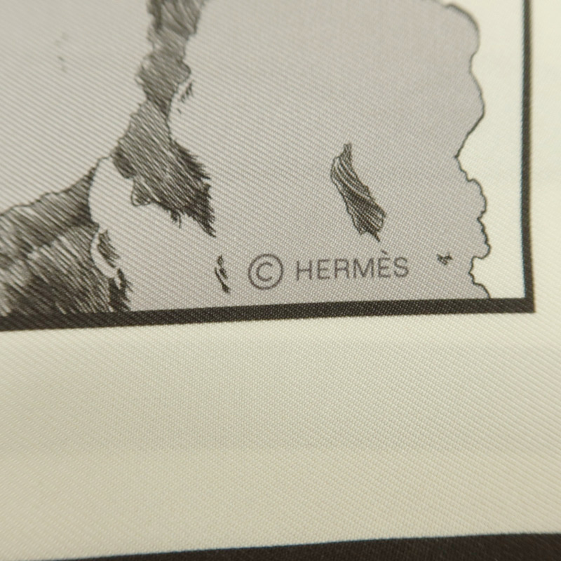 HERMES 絲質Scarf 90x90cm絲巾-6