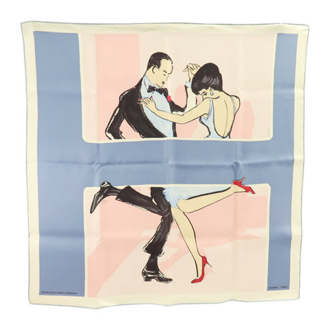 HERMES 絲質Scarf 65x65cm絲巾