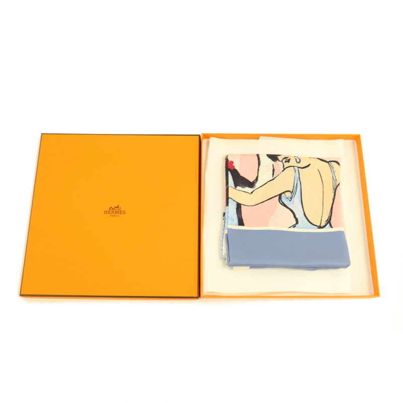 HERMES 絲質Scarf 65x65cm絲巾-8