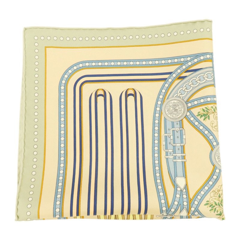 HERMES 絲質Scarf 42x42cm絲巾-1