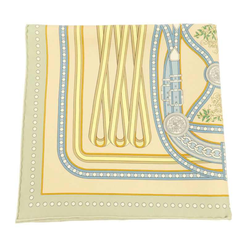 HERMES 絲質Scarf 42x42cm絲巾-3