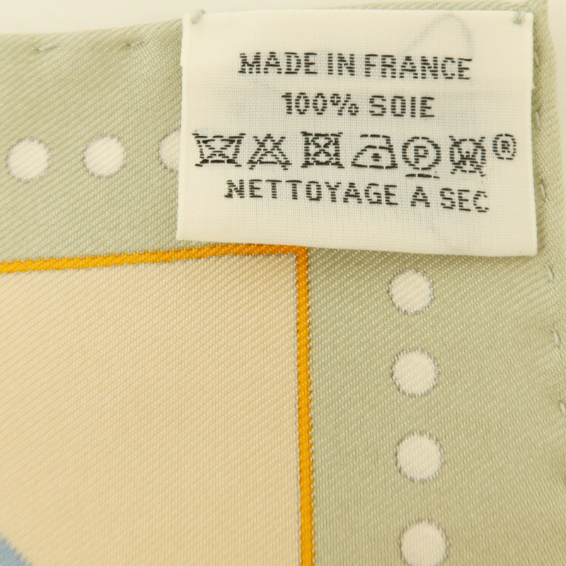 HERMES 絲質Scarf 42x42cm絲巾-7