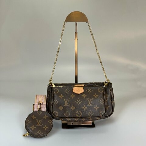 LV M44840 粉色五合一 斜背包