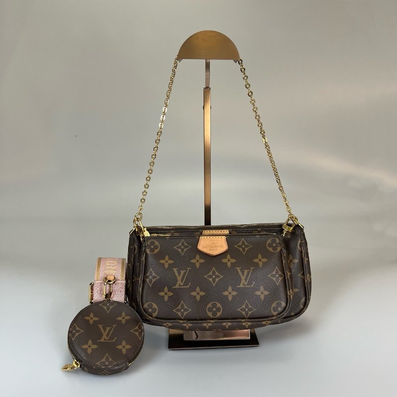 LV M44840 粉色五合一 斜背包-0