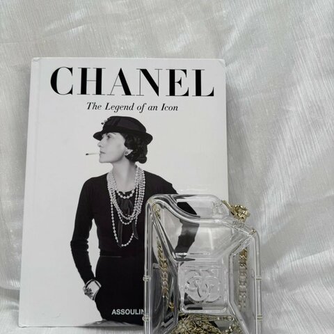 中古 Chanel 香奈兒 Chanel Glass Bag汽油桶透明 晚宴包 限量款手拿包