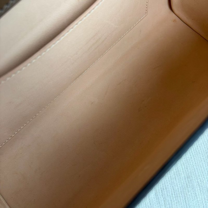 ️Moynat Cabotin系列醫生包飯盒包 棕色銀扣 25*15*9 98新配件肩帶 塵袋-8