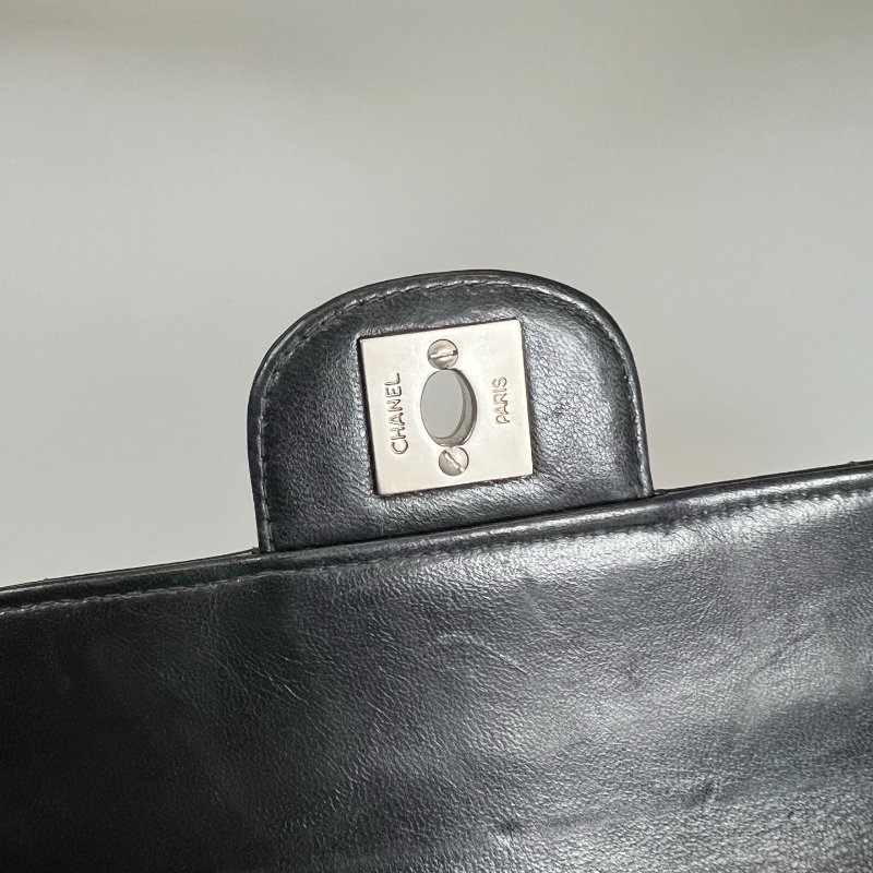 CHANEL 冰塊包漆皮黑 保卡款6開-9