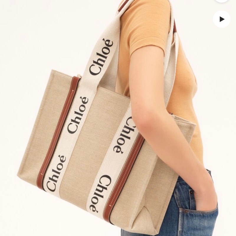 Chloé Woody 中號托特包|超輕量大容量|最強媽媽包-4