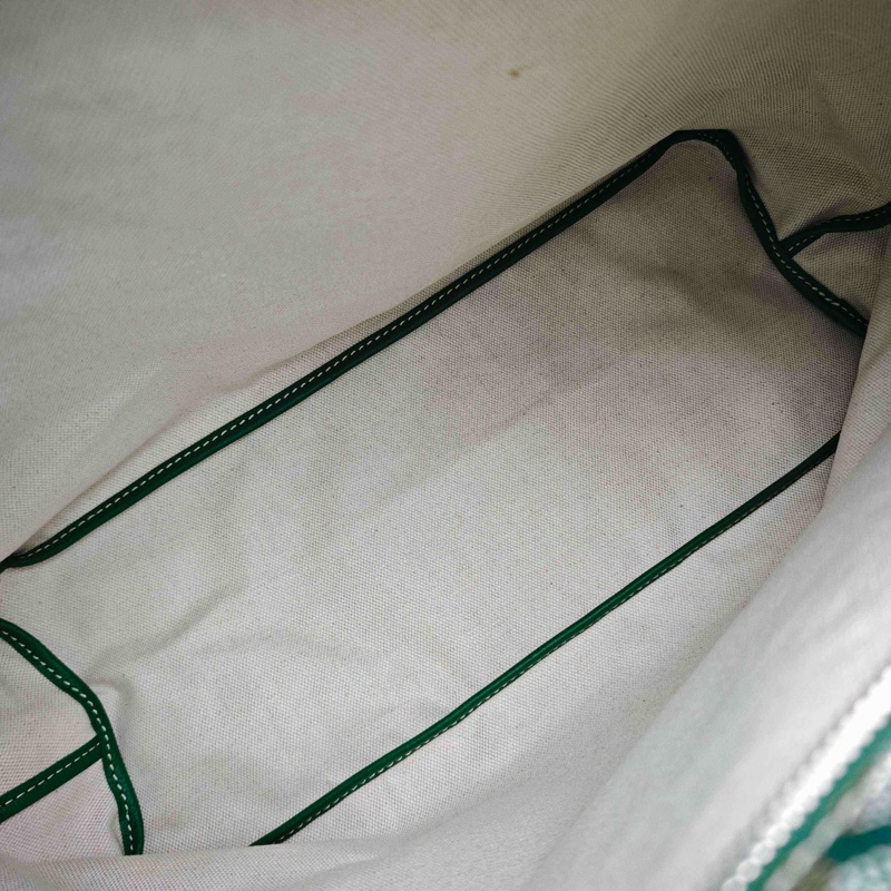 💚閒置新🆕戈雅/Goyard 老花綠色子母hobo 購物袋 單肩包25年編碼 🟢正品保障-7