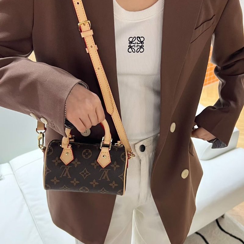 Louis Vuitton LV nano speedy 晶片款-3