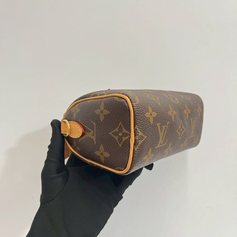 Louis Vuitton LV nano speedy 晶片款-10