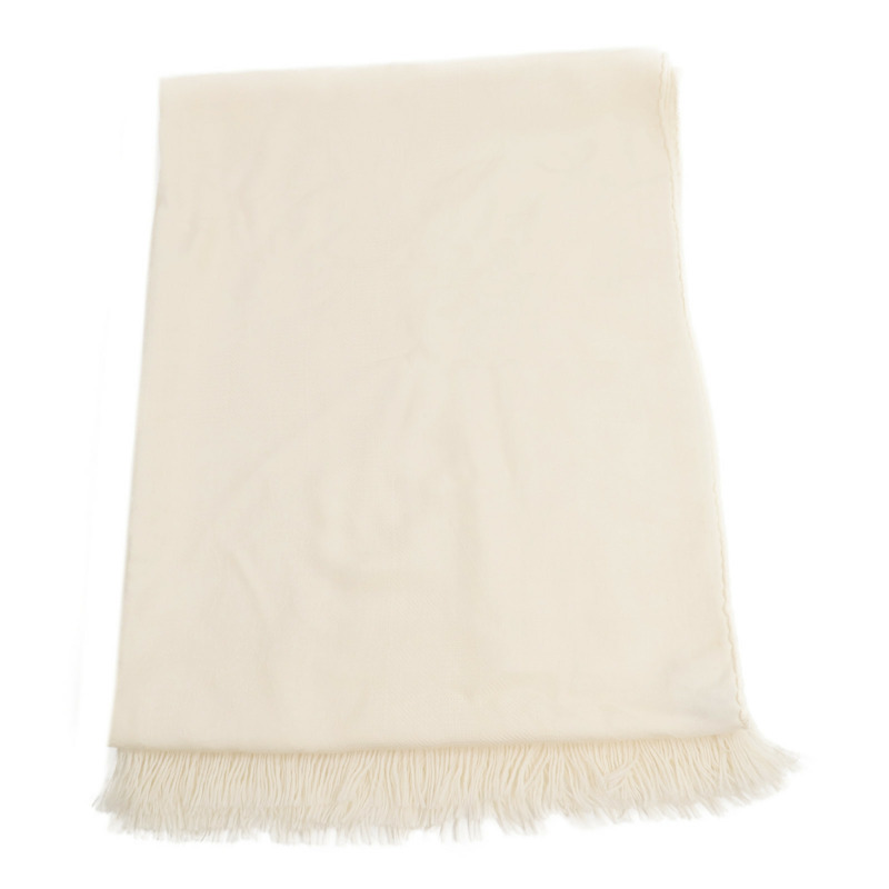 HERMES 羊絨/絲質New Libris Stole 75x210cm圍巾-1