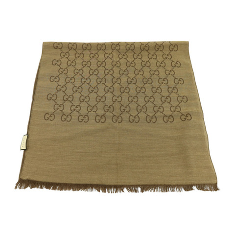 GUCCI 羊毛/絲質Scarf 45x180cm絲巾