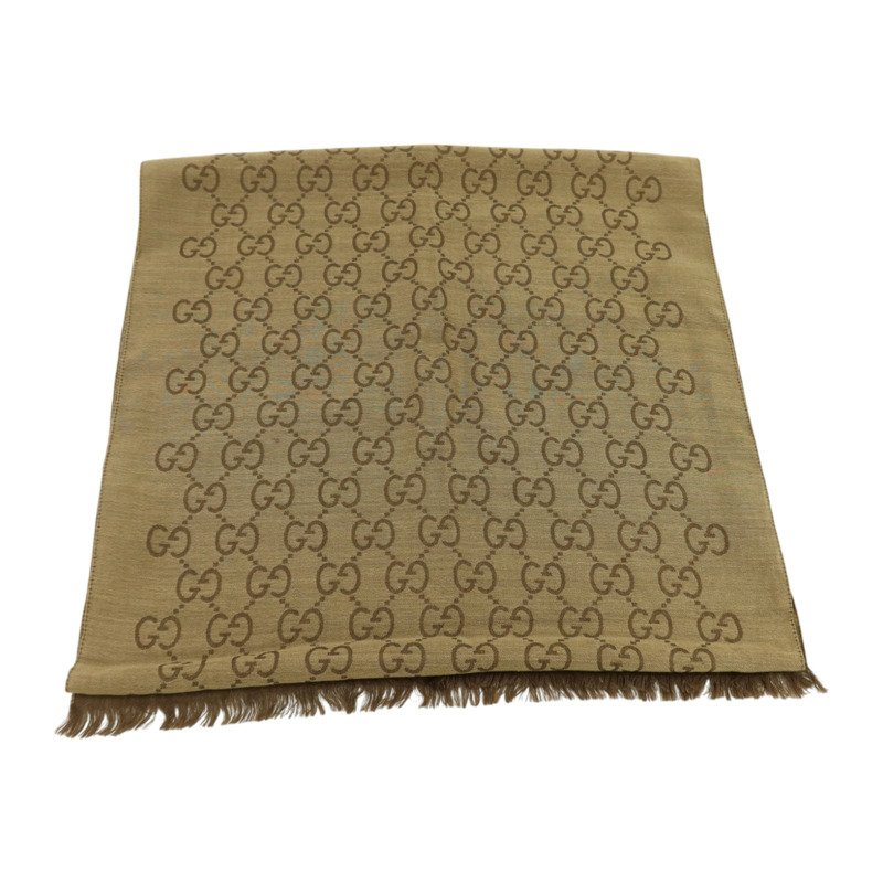 GUCCI 羊毛/絲質Scarf 45x180cm絲巾-1