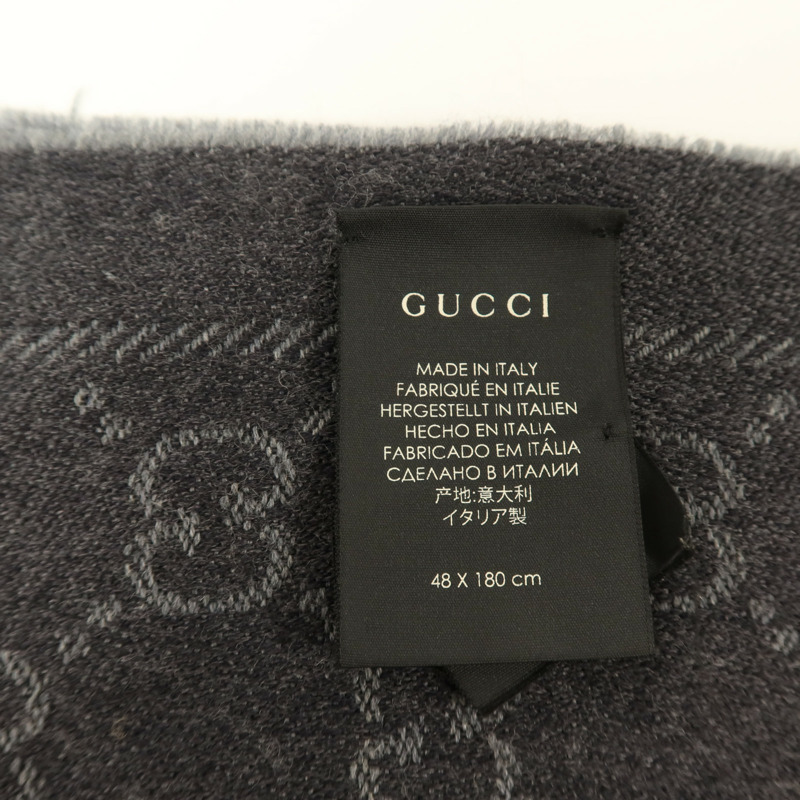 GUCCI 羊毛Scarf 180x48cm圍巾-6