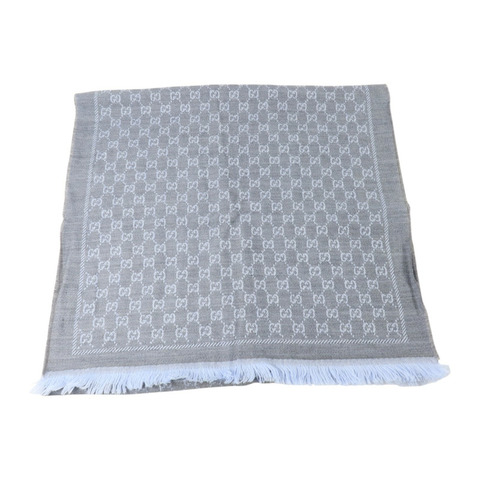 GUCCI 羊毛Scarf 140x48cm圍巾