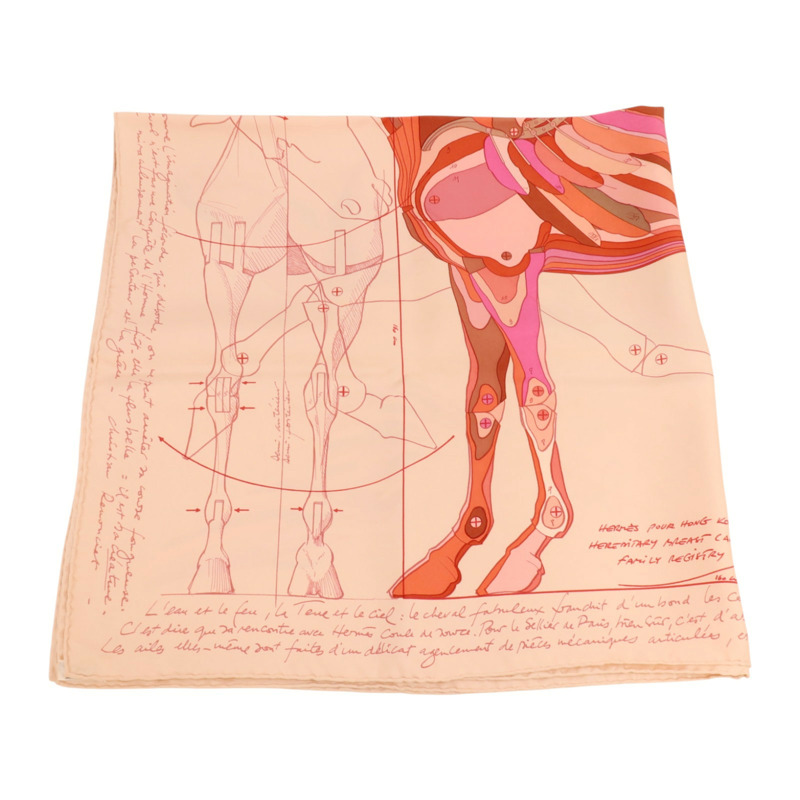 HERMES 絲質Scarf 85x85cm絲巾-4