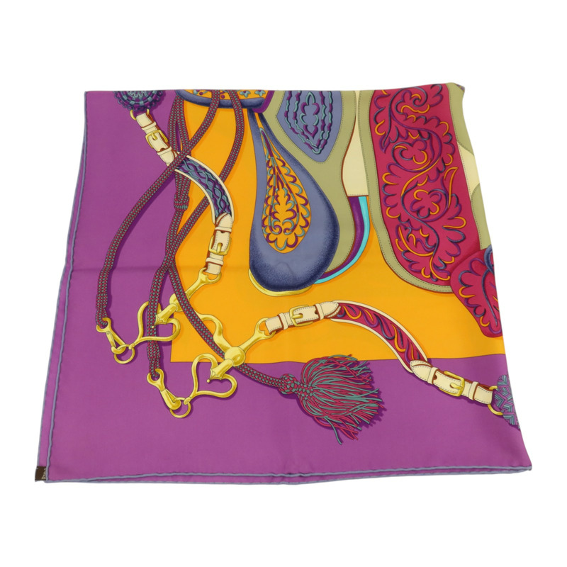 HERMES 絲質Scarf 90x90cm絲巾-2