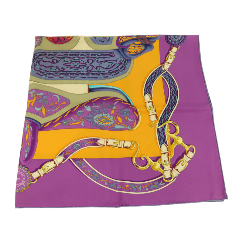 HERMES 絲質Scarf 90x90cm絲巾-3