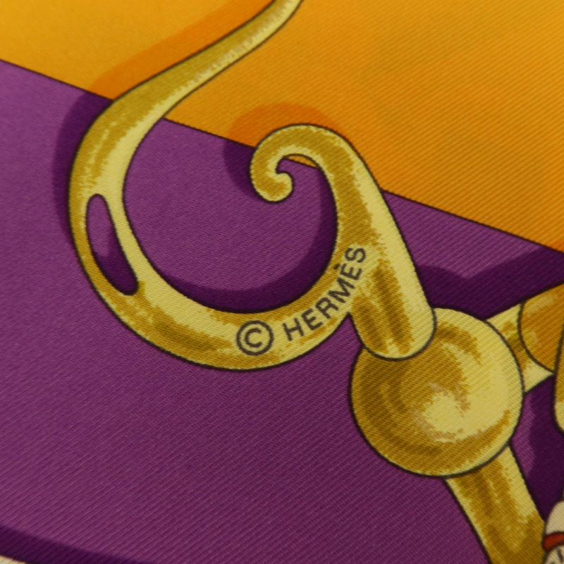 HERMES 絲質Scarf 90x90cm絲巾-6