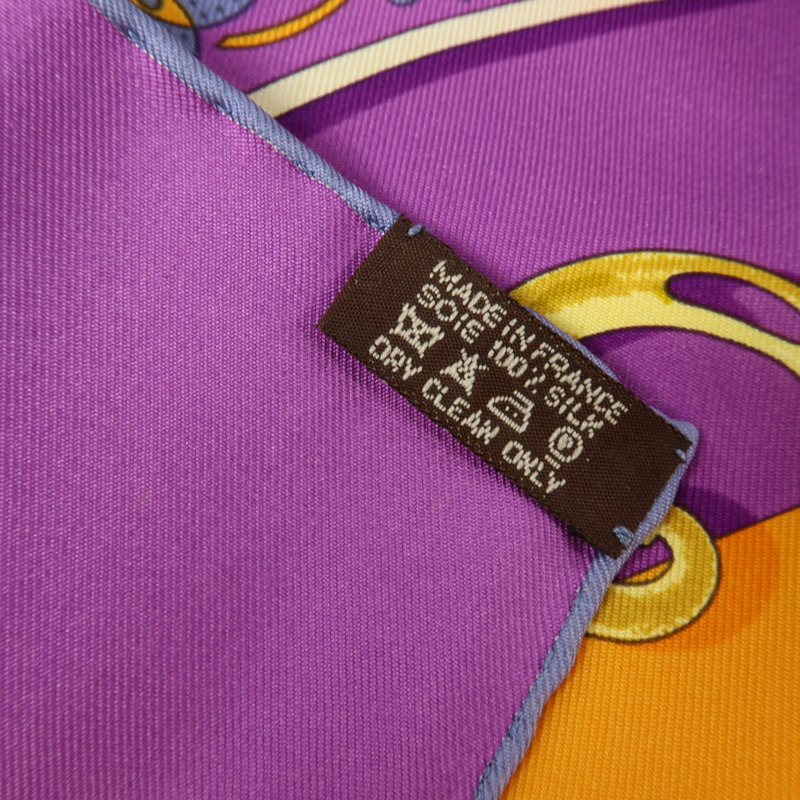 HERMES 絲質Scarf 90x90cm絲巾-7