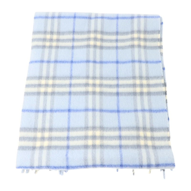 BURBERRY 羊絨/羊毛Check Scarf 144x30cm圍巾-1