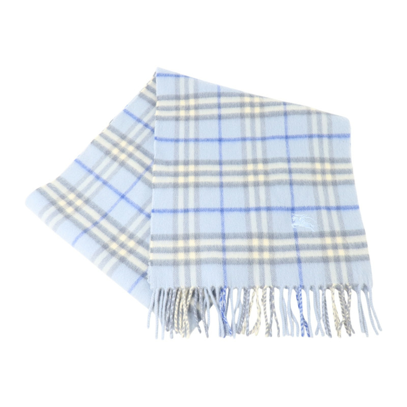 BURBERRY 羊絨/羊毛Check Scarf 144x30cm圍巾-4